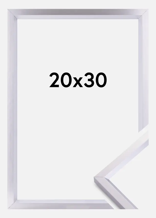 Ramme Steel Style Sølv 20x30 cm