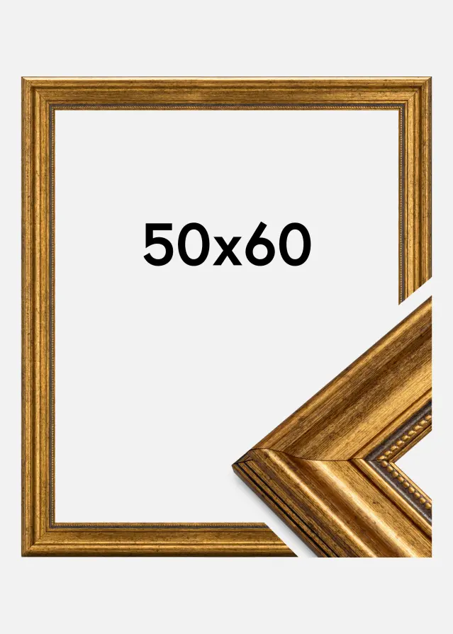 Ramme Rokoko Akrylglas Guld 50x60 cm