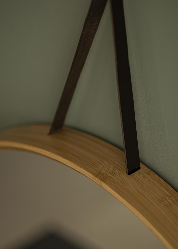 Spejl Bambus 60 cm Ø
