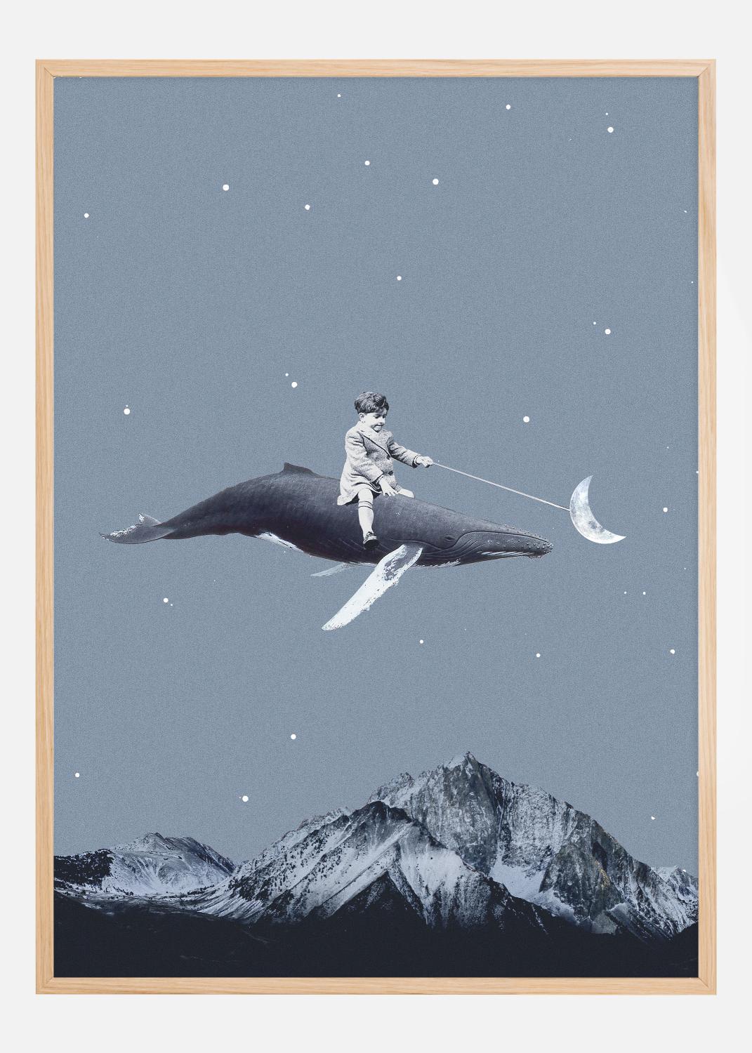 Product Image for Aim for the moon Plakat (50x70 cm)