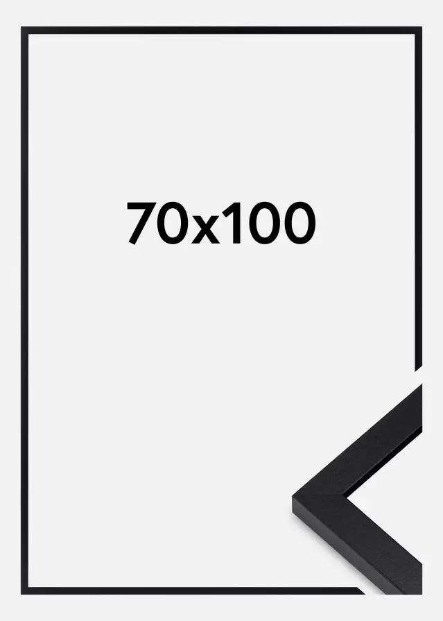 Ramme Moderne Akrylglas Sort 70x100 cm