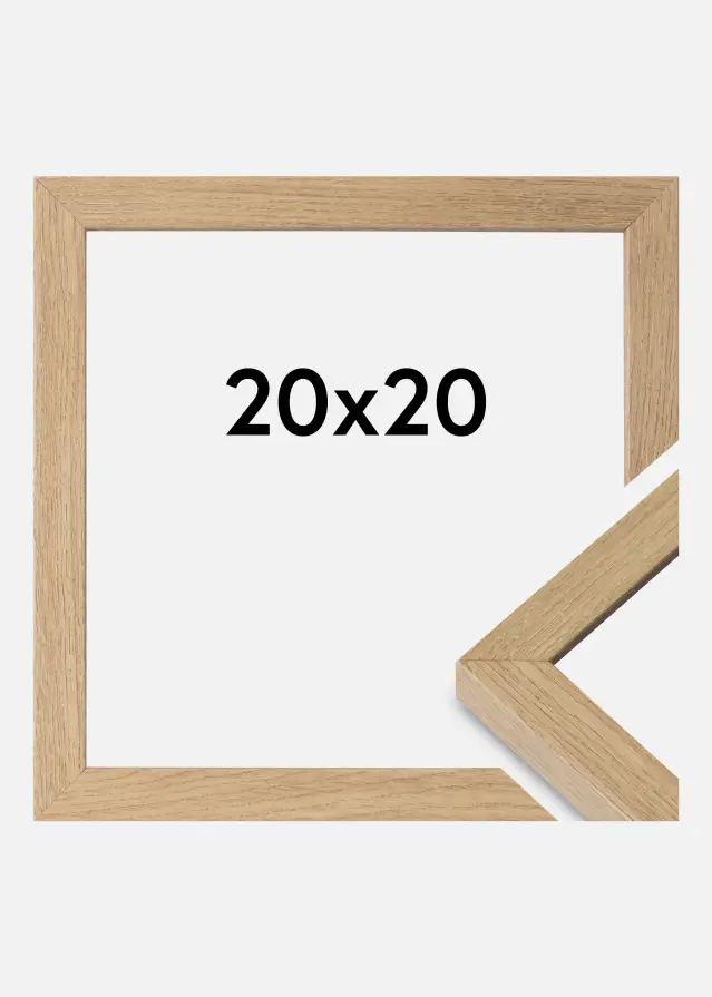 Ramme Hermes Akrylglas Natural Oak 20x20 cm