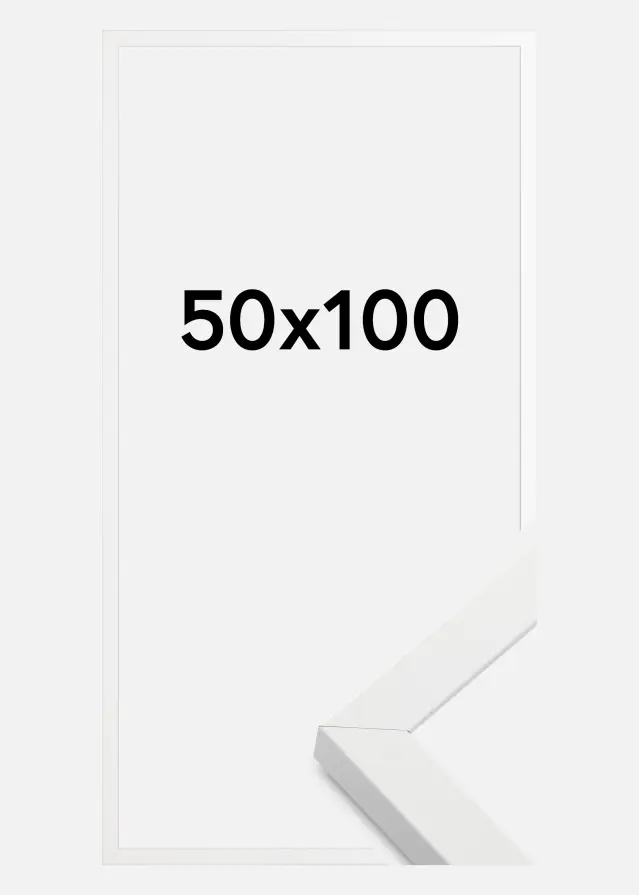 Ramme Amanda Box Hvid 50x100 cm