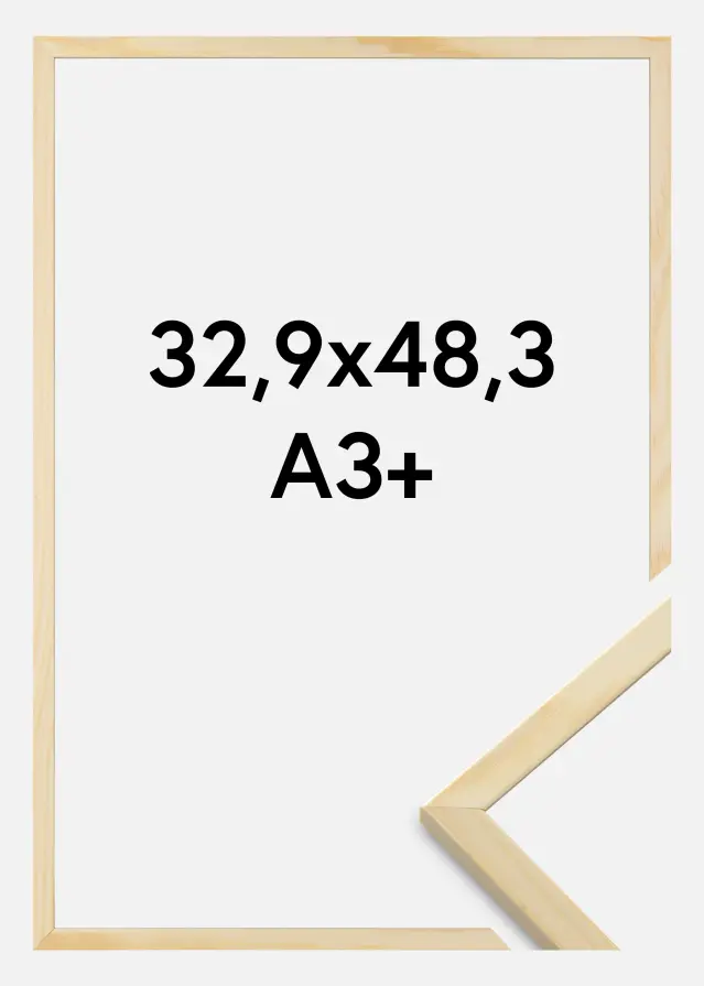 Ramme Galant Furu 32,9x48,3 cm (A3+)