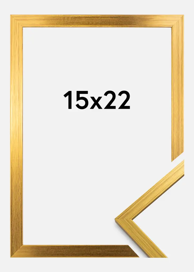 Ramme Edsbyn Guld 15x22 cm