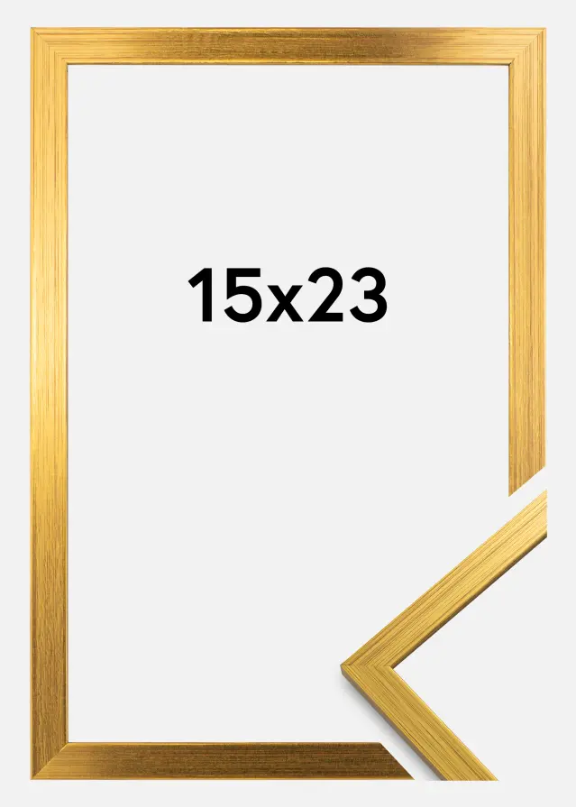 Ramme Edsbyn Guld 15x23 cm