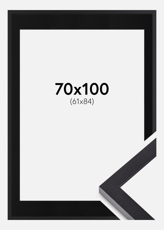 Ramme Selection Sort 70x100 cm - Passepartout Sort 62x85 cm