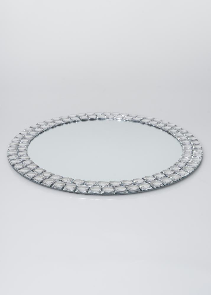 Spejl Jewelled Circular Glass 50 cm ø