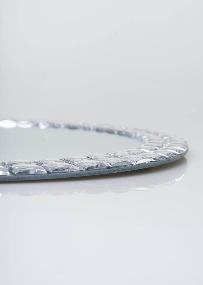 Spejl Jewelled Circular Glass 50 cm ø