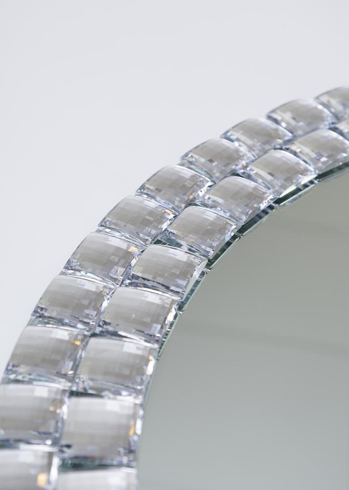 Spejl Jewelled Circular Glass 50 cm ø