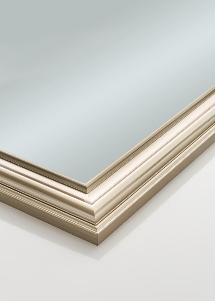 Spejl Cambridge High Gloss Sølv 72x102 cm