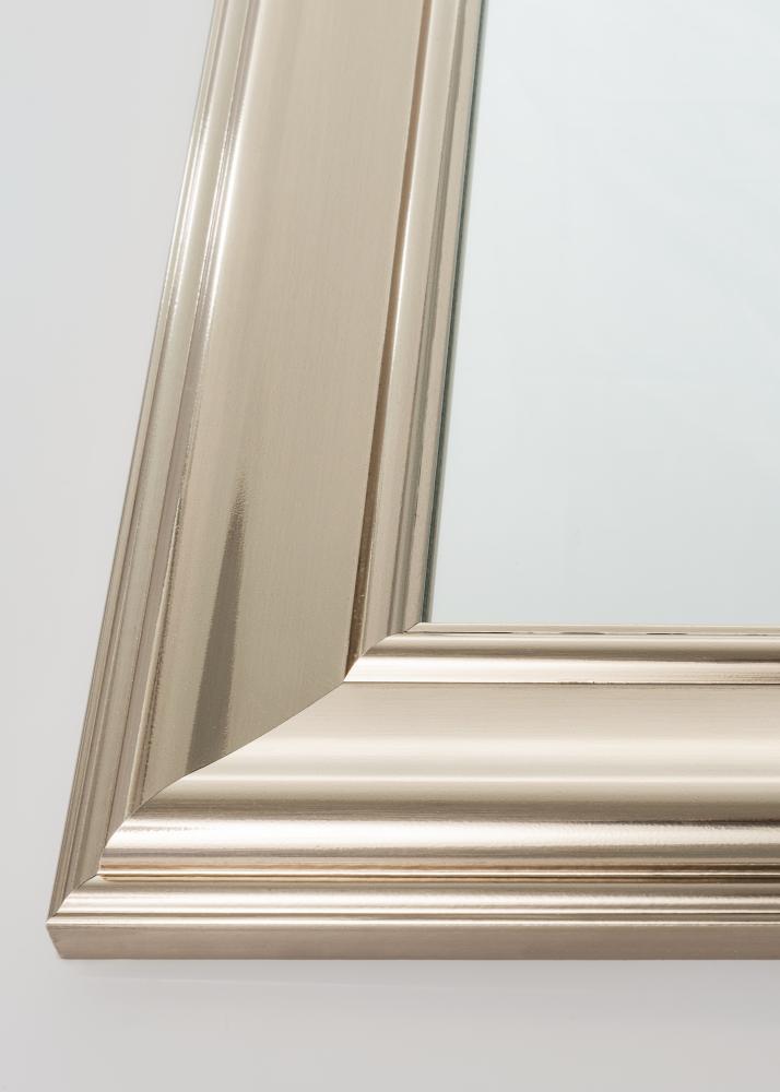 Spejl Cambridge High Gloss Sølv 72x102 cm