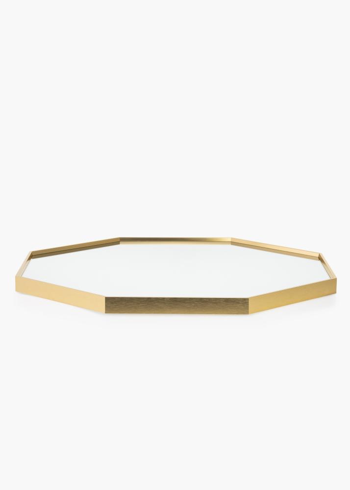 KAILA Spejl Octagon Gold 70 cm Ø