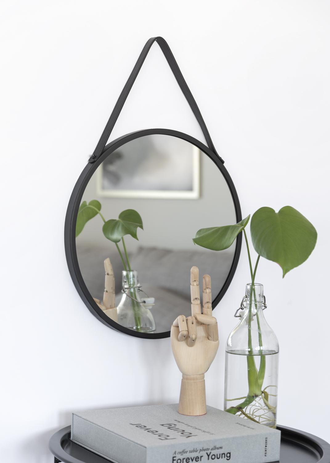 Product Image for Spejl Trapani Sort 38 cm Ø