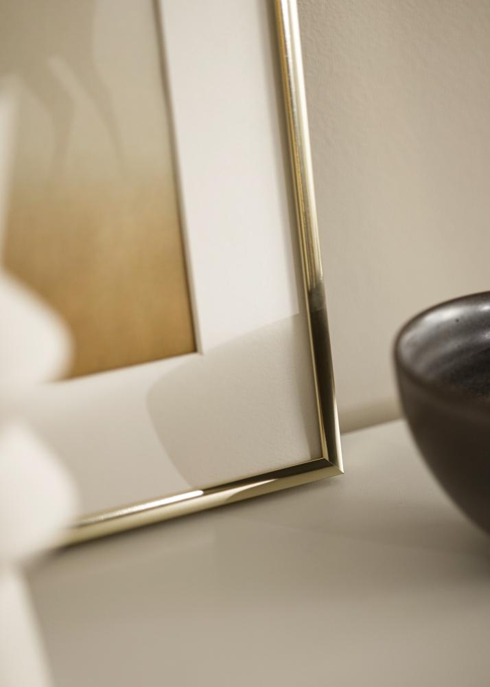 Ramme Aluminium Akrylglas Blank Guld 50x70 cm