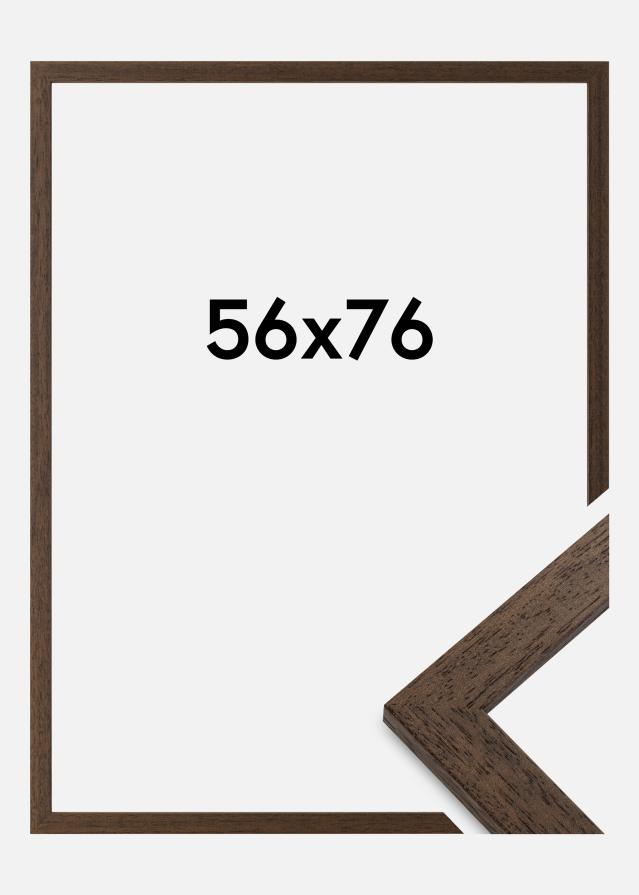 Ramme Brown Wood Akrylglas 56x76 cm