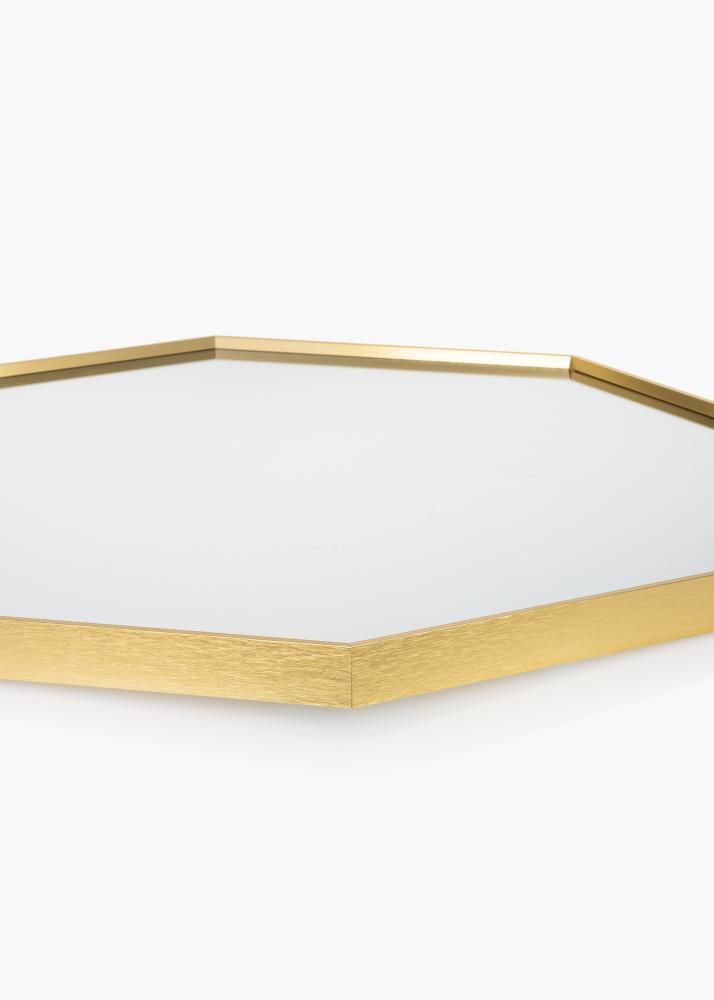 KAILA Spejl Octagon Gold 70 cm Ø