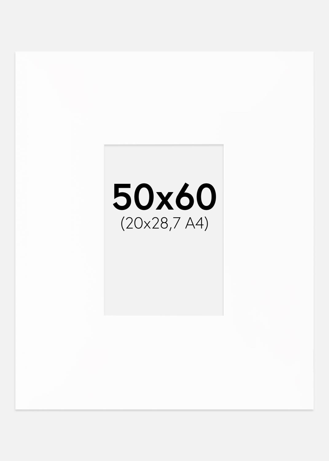 Product Image for Passepartout XXL Standard Hvid (Hvid Kerne) 50x60 cm (20x28,7 - A4)