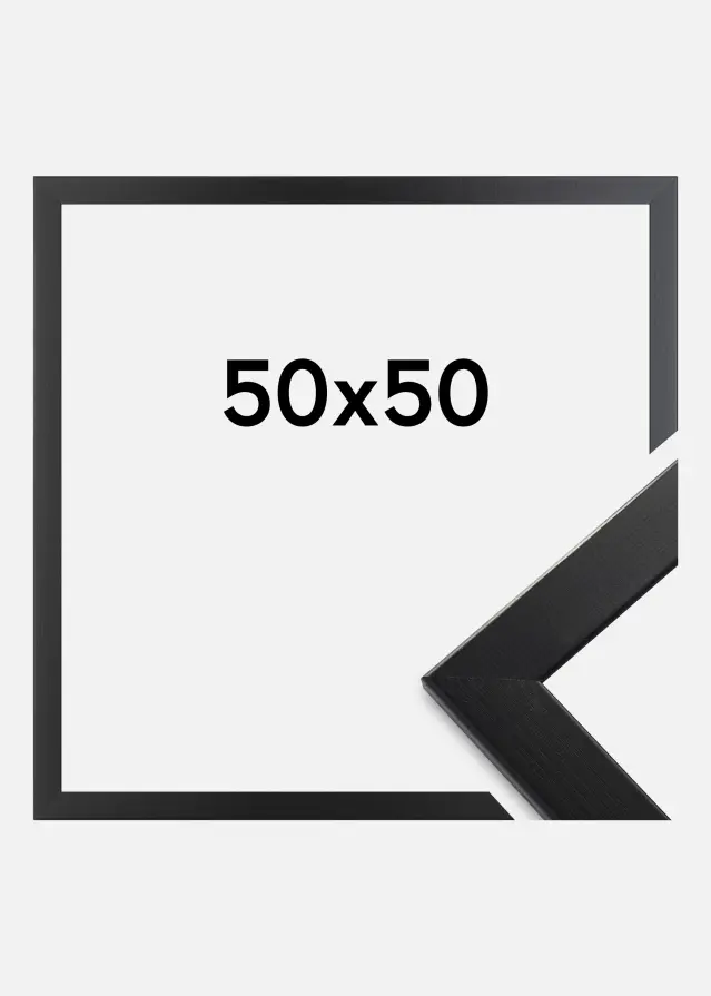 Ramme Trendline Akrylglas Sort 50x50 cm