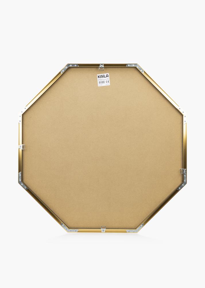 KAILA Spejl Octagon Gold 70 cm Ø