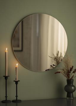 KAILA Rundt Spejl Dark Bronze 60 cm Ø