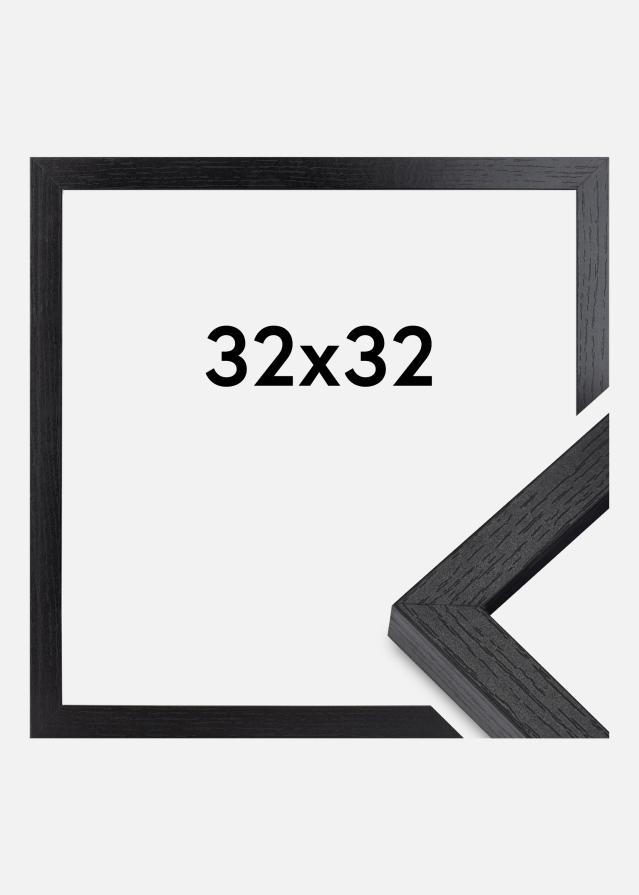 BGA Boksramme Akrylglas Sort 32x32 cm