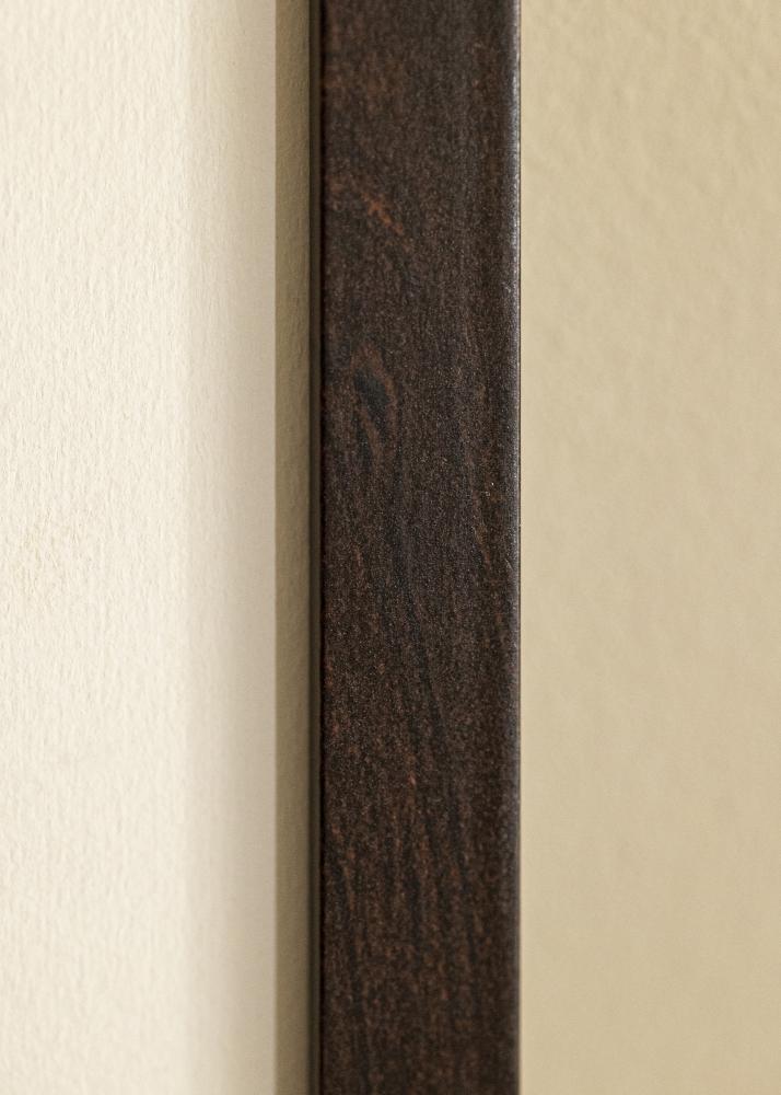 Ramme Selection Valnød 50x70 cm - Passepartout Hvid 16x24 inches