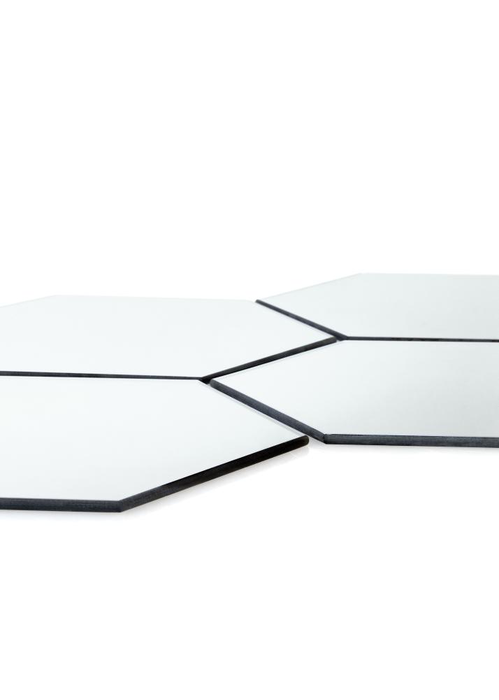 KAILA Spejl Hexagon 18x21 cm - 5-pak