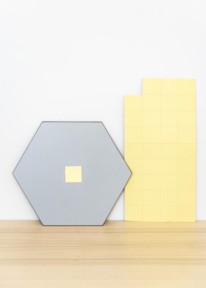KAILA Spejl Hexagon 18x21 cm - 5-pak