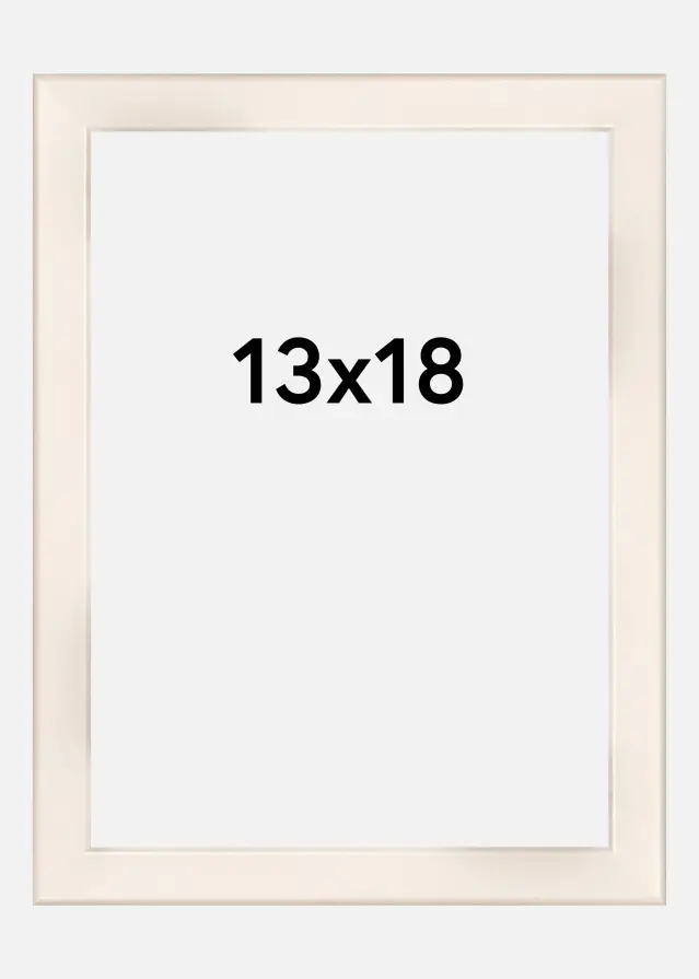 Ramme Liv Akrylglas Hvid 13x18 cm