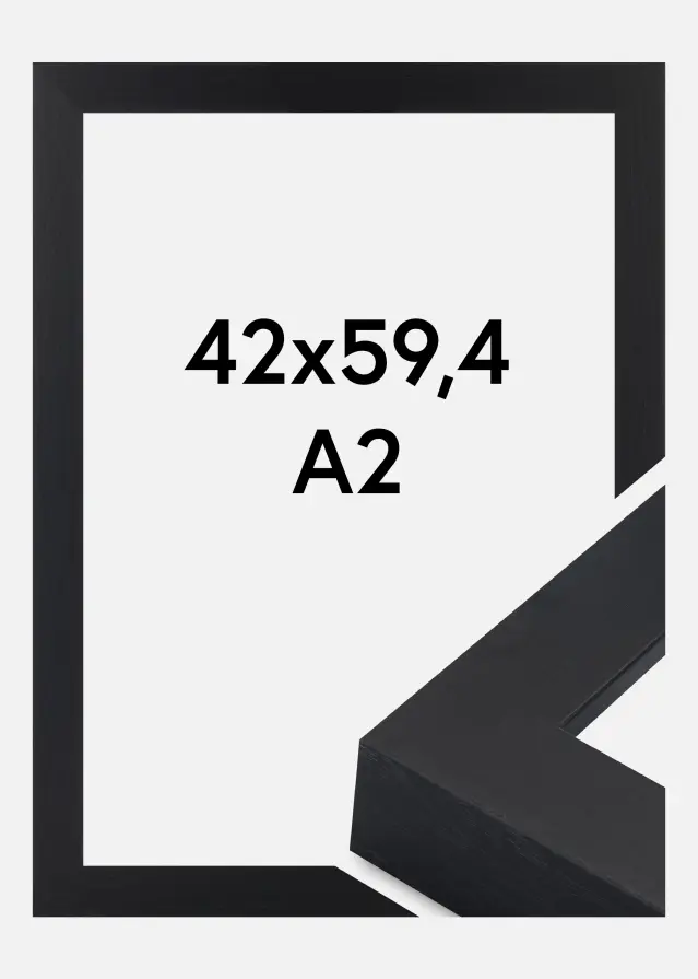 Ramme Wells Akrylglas Sort 42x59,4 cm (A2)