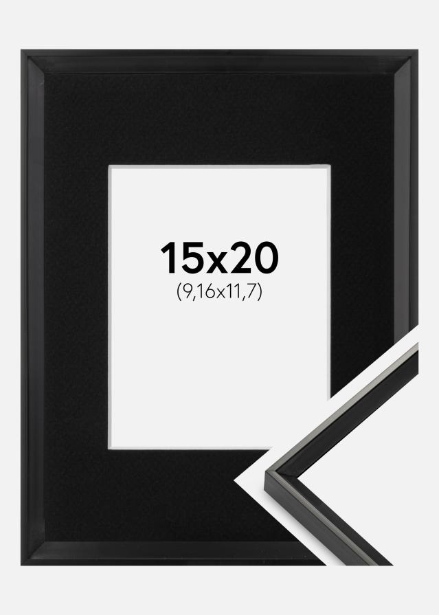 Ramme Desire Sort 15x20 cm - Passepartout Sort 4x5 inches