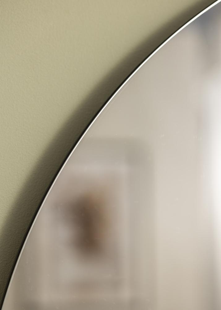 Spejl House Doctor Walls Grå 80 cm Ø