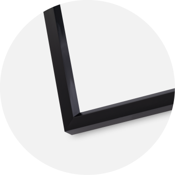 Ramme Steel Style Sort 13x18 cm