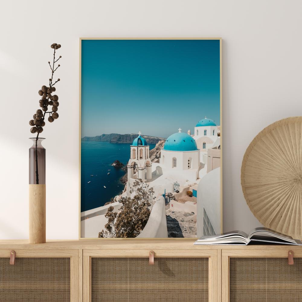 Blue Greece Plakat