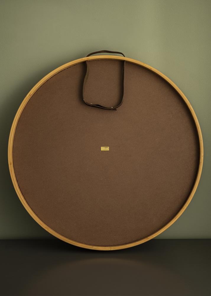 Spejl Bambus 60 cm Ø