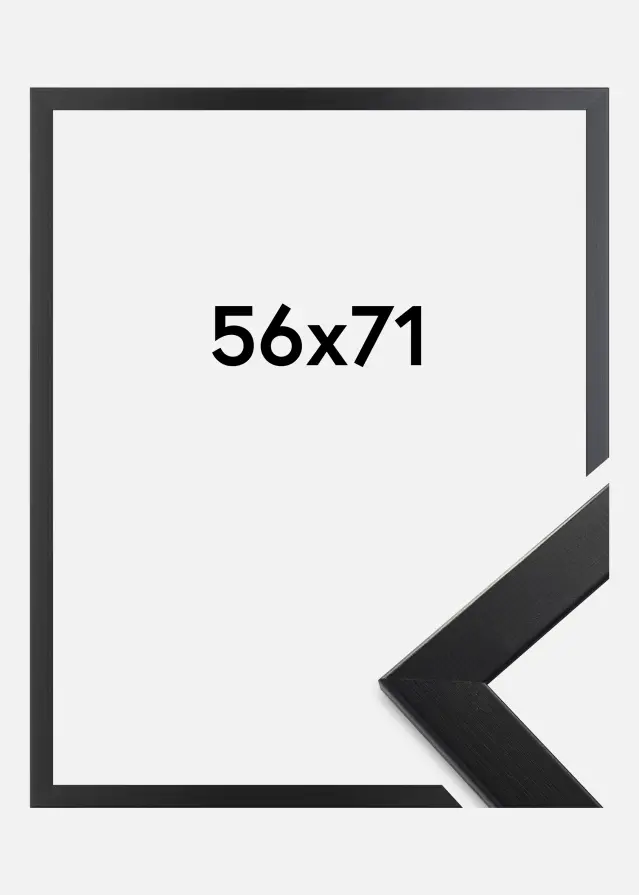 Ramme Trendline Akrylglas Sort 56x71 cm