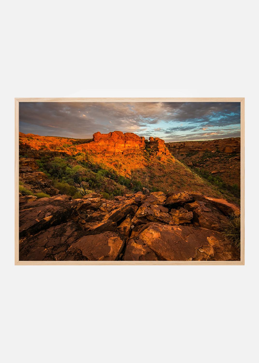 Product Image for Det Røde Bjerg Plakat (30x40 cm)