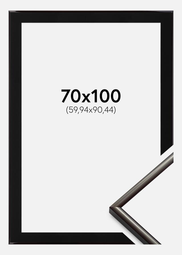 Ramme New Lifestyle Espresso Brown 70x100 cm - Passepartout Sort 24x36 inches