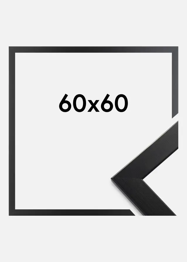 Ramme Trendline Akrylglas Sort 60x60 cm