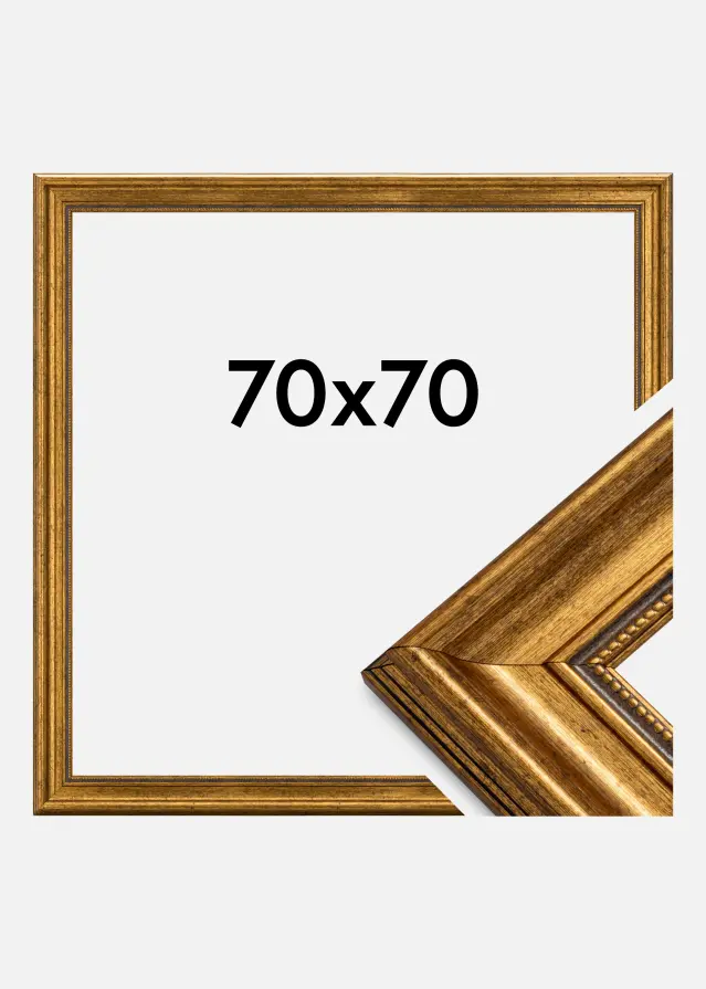 Ramme Rokoko Guld 70x70 cm