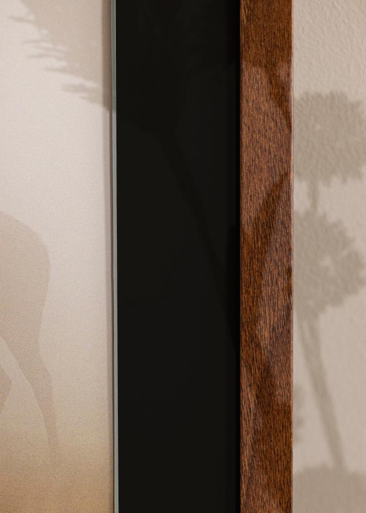 Ramme Stilren Warm Brown 70x100 cm - Passepartout Sort 59,4x84 cm (A1)