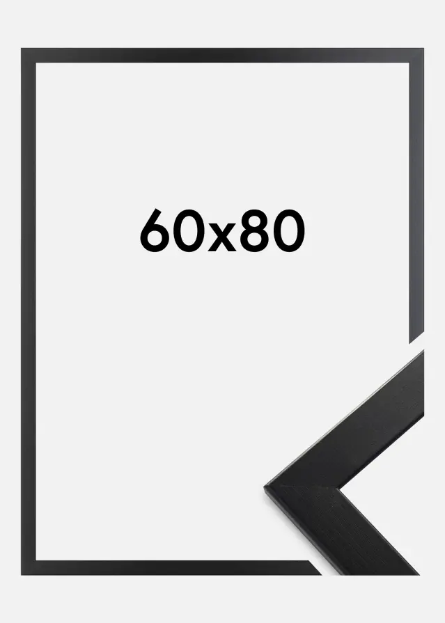 Ramme Trendline Akrylglas Sort 60x80 cm