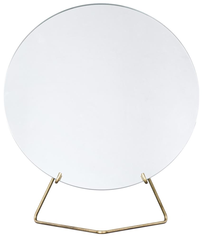 Bordspejl Moebe Messing 30 cm Ø