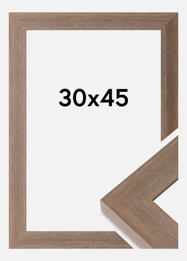 Ramme Juno Akrylglas Grå 30x45 cm