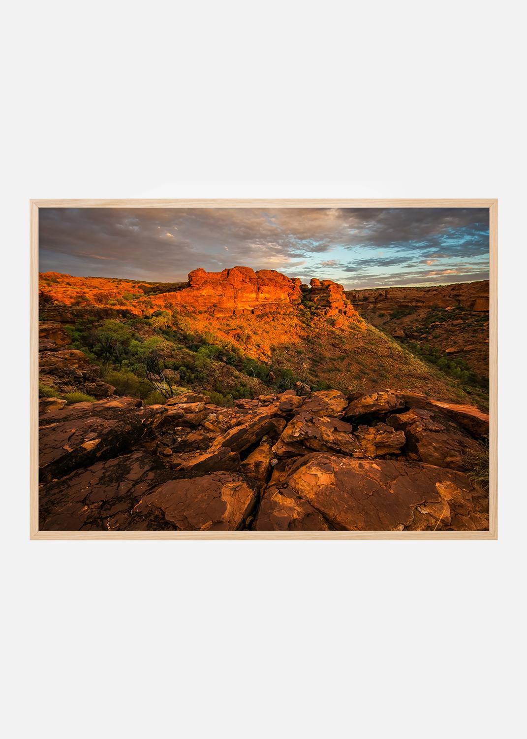 Product Image for Det Røde Bjerg Plakat (40x50 cm)