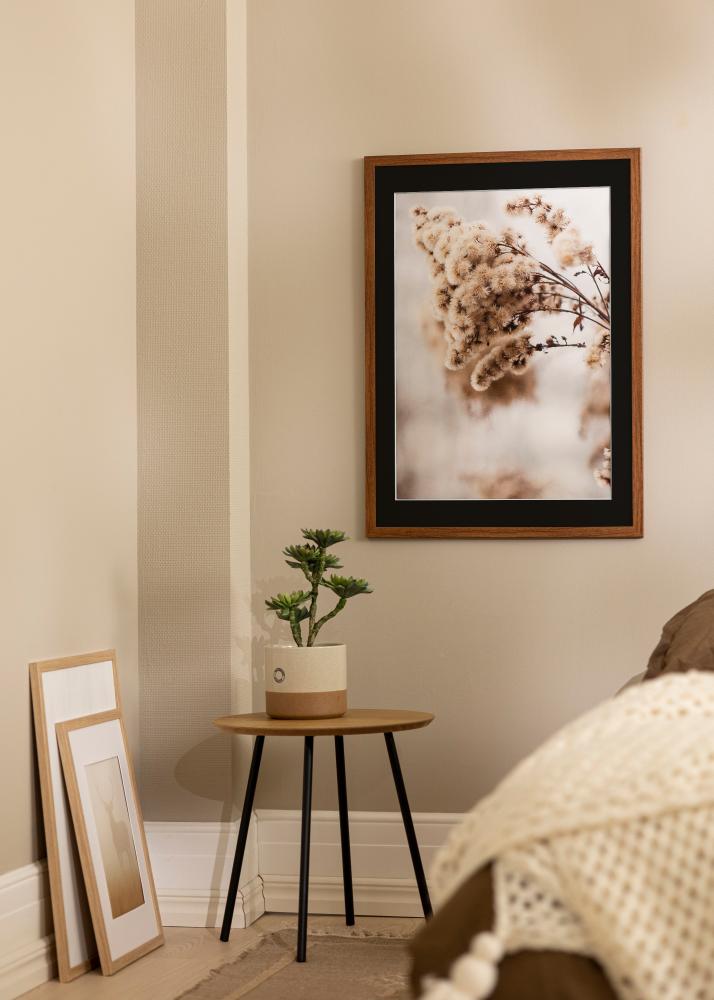 Ramme Stilren Warm Brown 70x100 cm - Passepartout Sort 59,4x84 cm (A1)