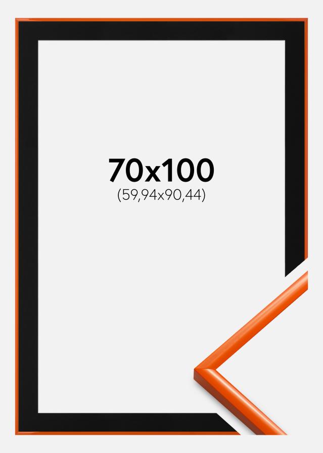 Ramme New Lifestyle Orange 70x100 cm - Passepartout Sort 24x36 inches