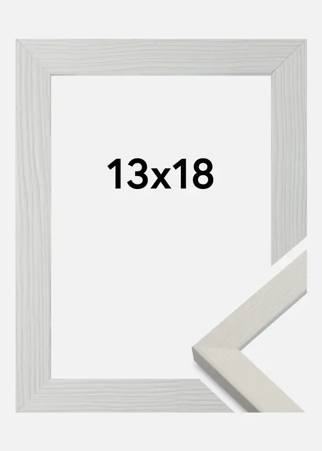 Ramme Fiorito Hvid 13x18 cm