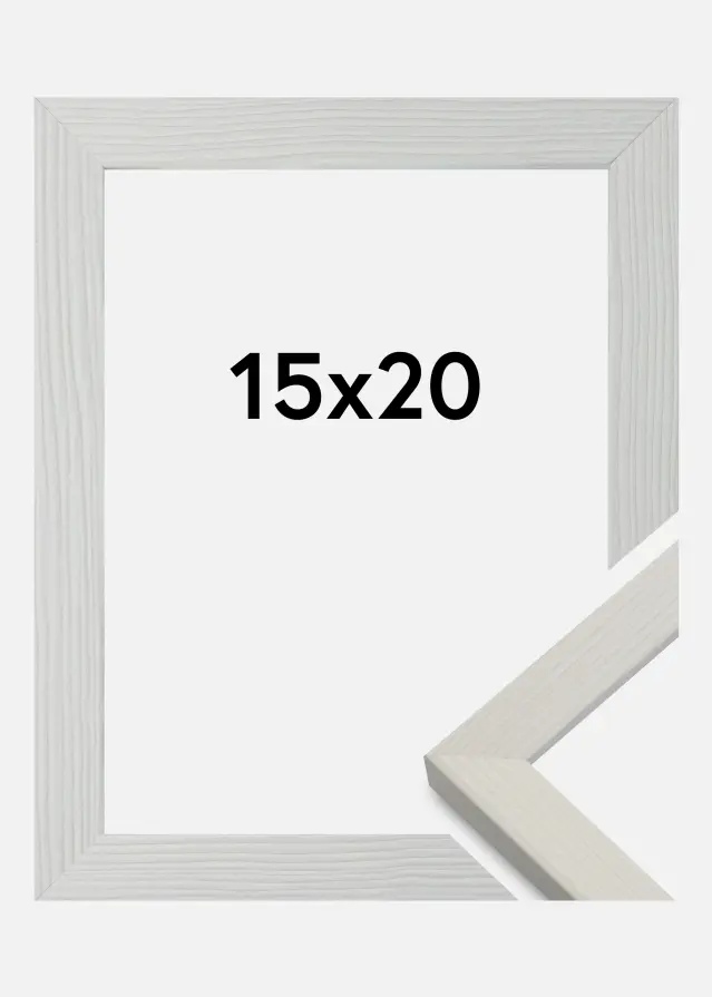 Ramme Fiorito Hvid 15x20 cm